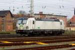 Am 22.11.2014 war   die 193 831 von der SETG (ELL - European Locomotive Leasing, Wien )in Stendal abgestellt .
