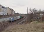 193 801 fuhr am 21.02.15 durch Plauen/V.