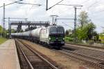 Am 21.05.2015 kam die 193 218 von der OHE Cargo (ELL ) aus Richtung Braunschweig nach Niederndodeleben und fuhr weiter in Richtung Magdeburg .