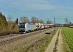 193 816 mit DGS 47160 am 06.02.2016 bei Langenisarhofen.