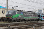 Siemens Vectron 193 278-9 durchfährt am 22.02.2023 den Bahnhof Pratteln.