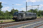 MRCE 193 624 als Tfzf Richtung Mockau, am 17.07.2023 in Leipzig-Thekla.