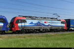 SBB - Lok 193 475-1 unterwegs mit Güterzug in Lyssach am 18.06.2023