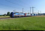 SBB - Lok 193 534-5 + 193 475-1 unterwegs mit Güterzug in Lyssach am 18.06.2023