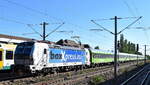 boxXpress.de GmbH, Hamburg [D] mit der recht neuen  6193 117  [NVR-Nummer: 91 80 6193 117-9 D-Rpool] im Auftrag für Flixtrain mit dem FLX 1244 aus Basel Bad Bf.