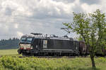 MRCE Siemens Vectron X4 E-609 von Bretten richtung Bruchsal im Güterverkehr.