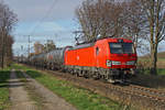 Kesselzug mit Lokomotive 193 332 am 21.11.2020 in Boisheim.