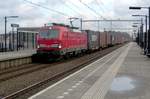Am 24 Jänner 2021 durchfahrt 193 339 mit ein KLV Tilburg-Reeshof.