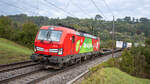 DB Cargo 193 310  Das ist grün  ist bei Villnachern AG (CH) unterwegs in Richtung Basel, aufgenommen am Vormittag des 03.10.2021.