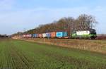 193 726-7 RTB mit Containern bei Horst aan de Maas am 09.01.2019  