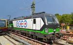 Lokzug von ecco-rail GmbH, Wien [A] mit der MRCE Vectron  X4 E - 650  [NVR-Nummer: 91 80 6193 650-9 D-DISPO] mit der ELL Vectron  193 211  [NVR-Nummer: 91 80 6193 211-0 D-ELOC] am Haken am 09.08.20