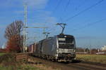 Am 19.12.2020 zogen Railpool/TXL 193 991 und MRCE 193 647 einen KLV nach Verona durch Porz-Wahn.