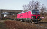 Lokomotive 193 488  Laude  am 03.03.2021 in Bottrop.