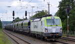 ITL - Eisenbahngesellschaft mbH, Dresden [D] mit  193 893  [NVR-Nummer: 91 80 6193 893-5 D-ITL] und Getreidezug am 31.08.21 Durchfahrt Bf.