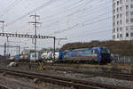Siemens Vectron 193 534-5 durchfährt den Bahnhof Pratteln. Die Aufnahme stammt vom 02.03.2022.