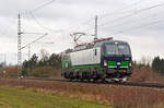 Mit 193 936 von ELL unternahm das Werk Dessau am 21.02.23 Hochgeschwindigkeits-Messfahrten zwischen Bitterfeld und Wittenberg.