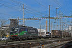 Siemens Vectron 193 278-9 durchfährt am 22.03.2023 den Bahnhof Pratteln.