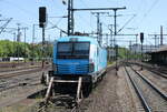 ecco-rail 193 753  Roland Rush  am 30.05.2023 in Fulda. Vom Bahnsteigende aus fotografiert.