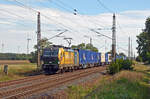Am 17.09.23 führte 193 740 der LTE einen Containerzug der polnischen Spedition Loco Transped durch Wittenberg-Labetz Richtung Dessau.