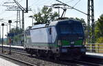 ČD Cargo a.s., Praha [CZ] mit der angemieteten   193 244  [NVR-Nummer: 91 80 6193 244-1 D-ELOC] am 27.09.23 Durchfahrt Bahnhof Roßlau (Elbe).