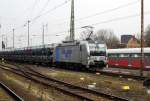 Am 16.03.2015 kam die 193 810  von der  Rurtalbahn ( Railpool) aus Richtung Magdeburg nach Stendal und fuhr weiter in Richtung Hannover .