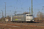 Lok 103 222-6 durchfährt den Badischen Bahnhof.