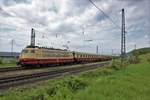 DB Museum 103 113-7 mit TEE Rheingold am 29.04.18 bei Schweich Bahnhof 