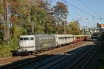 103 222 Railadventure mit der neuen S-Bahn Berlin 484 001 Überführung in Wuppertal, am 14.10.2018.