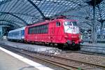 DB Fernverkehr 103 237 mit IR (Köln Hbf, 01.06.1999); digitalisiertes Dia.