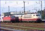 Ankunft des TEE Sonderzuges im Stralsunder Hbf. am 29.09.2007

