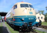 DB Museum 103 233-3 am 06.04.2026 im DB Museum Koblenz.
