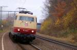 103 245 mit D Zug auf der KBs 840 im Michelau /Ofr  weitere Bilder unter   http://820840.startbilder.de/