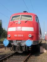 BR 103 233 (sponsored by ROCO) beim Bahntag in Hamburg Eidelstedt am 20.10.2003