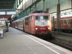 Lok der BR 103 im Stuttgarter Hbf, 24.5.02
