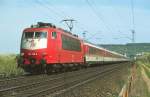 103 126-9 am 22.04.2000 bei Bingen/Rhein mit IC 118 Mittenwald - Mnster