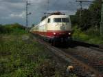 DB 103 235-8 mit dem TEE-Rheingold in Bonn-Oberkassel am 18.9.10