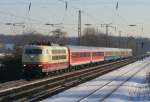 103 184-8 mit dem IC 2410 nach Flensburg in Dsseldorf-Eller-Sd am 30.12.2010