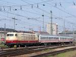 103 245-7 entschwindet mit IC2094 aus der Bayrischen Landeshauptstadt;110513