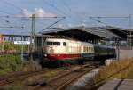 103 235-8 mit IC 2410 nach Flensburg am 5.08.2011 in Rendsburg.