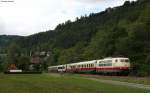 103 184-8 mit dem TEE 5460 (Lausanne-Praha hl.n.) bei Aistaig 15.8.11