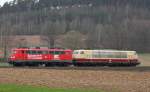 110 169 und 103 222 am 02.04.12 bei Fulda  