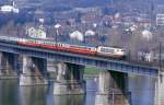 103 155 berquert den Main bei Kitzingen, 18.04.1987.