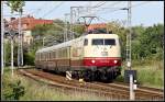 103 235-8 leer TEE berfhrung nach Kln.   Stralsund am 03.06.12 