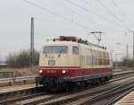 103 235-8 als Lz 46135 aus Richtung Norden nach Basel Bad Bf in Orschweier. (16.03.2013)