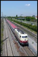 Was will man mehr; Sonne, kaum Wolken und eine 103 im Plandienst.