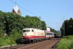 103 235-8 am IC118 bei Bonn Oberkassel am 07.07.2013