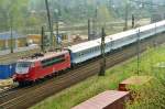 103 202 mit IR 2076 (Gttingen–Flensburg) am 23.04.1994 zwischen Meckelfeld und Hamburg-Harburg