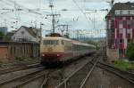 Aller guten Dinge sind 4: 103 113 am 14.06.14 mit IC 118 gen Stuttgart in Koblenz Hbf