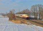 103 245 mit IC 1281 am 14.02.2015 bei Hilperting.