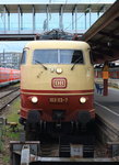 Die 103 113-7 ist am 29.03.2016 pünktlich mit dem IC 2094 in Ulm angekommen